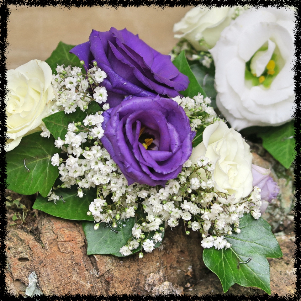 wedding bouquet hydrangea button holes